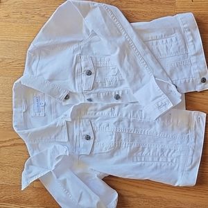 White Jean Jacket - Ann Taylor Loft